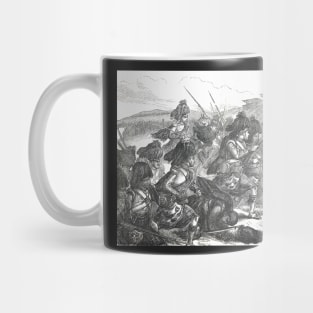 Advance of the Highlanders at the battle of Alma, Crimean War, 1854 Mug